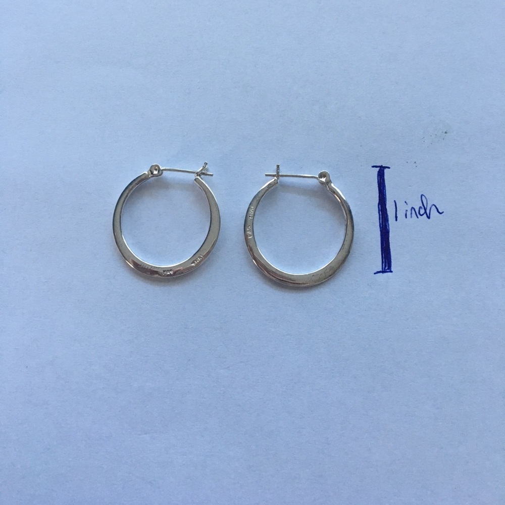 Silver earrings!